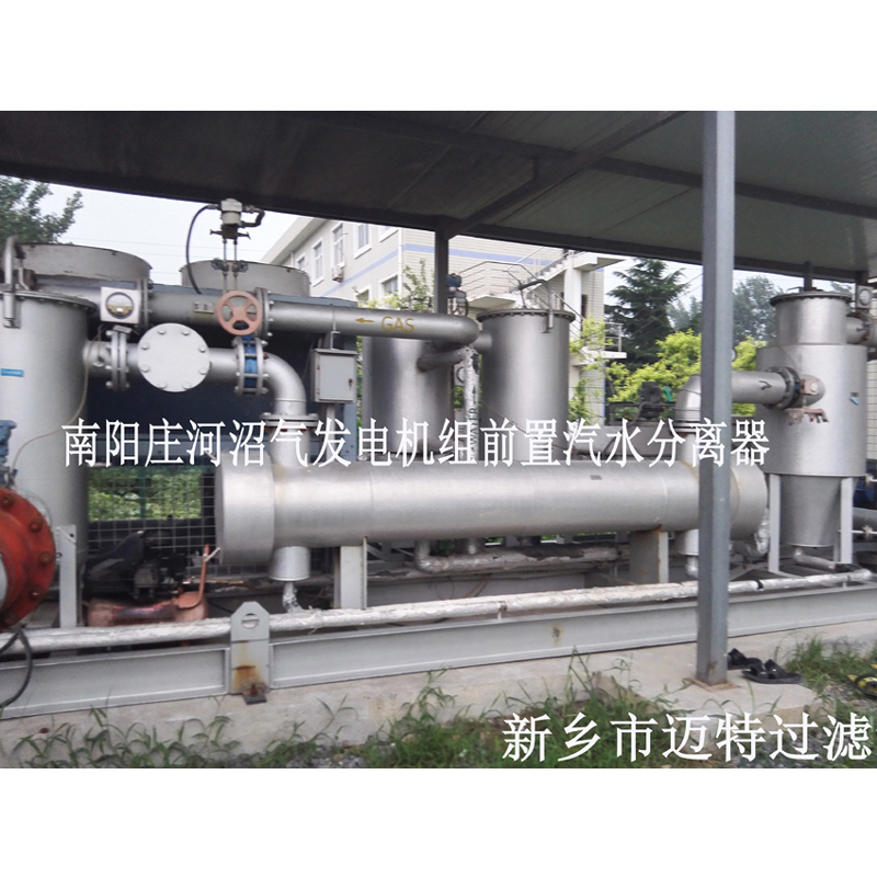 河南南陽垃圾沼氣發(fā)電廠燃燒機前氣體處理模塊，
